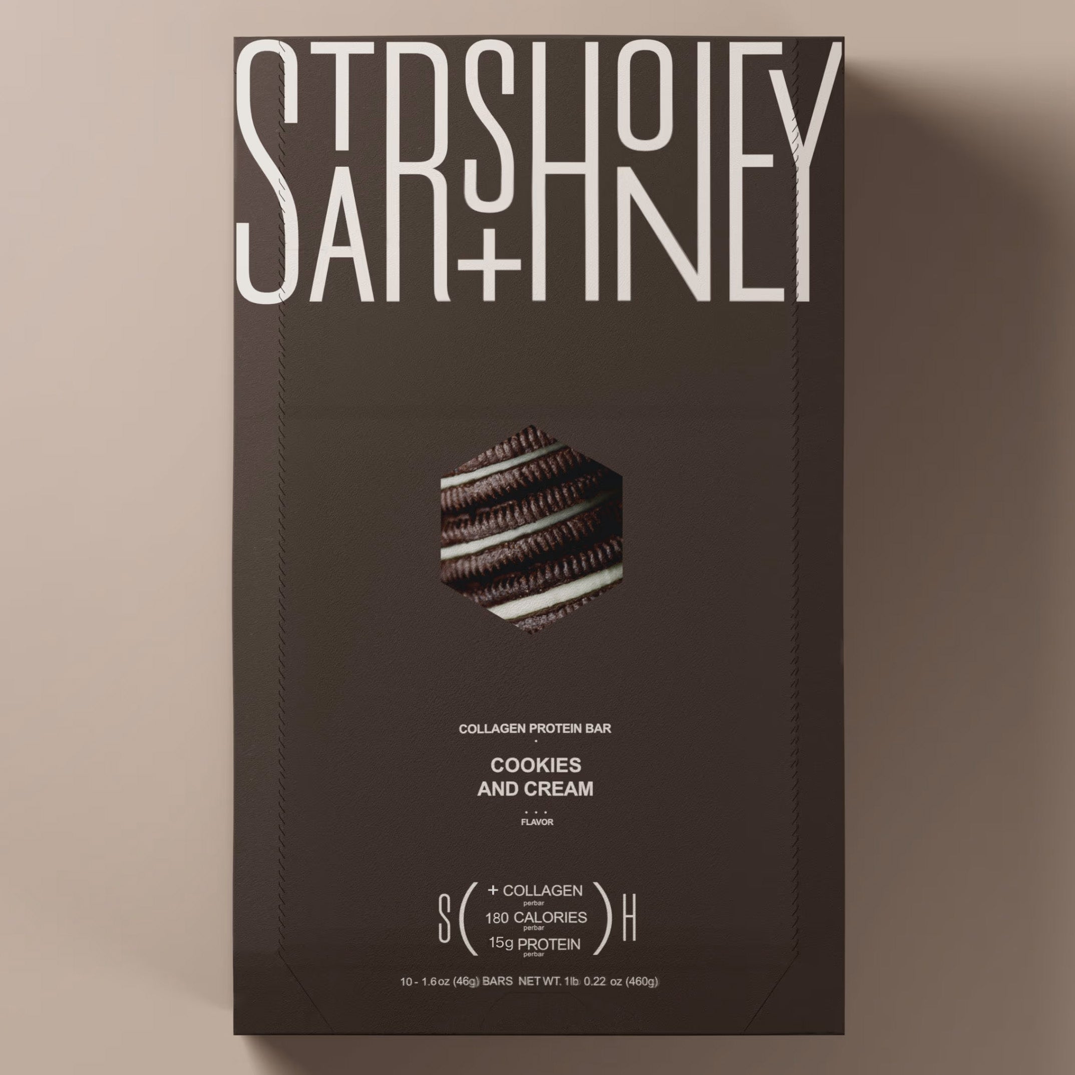 Stars + Honey Collagen Protein Bar-Box (10 bars)-Cookies and Cream-N101 Nutrition