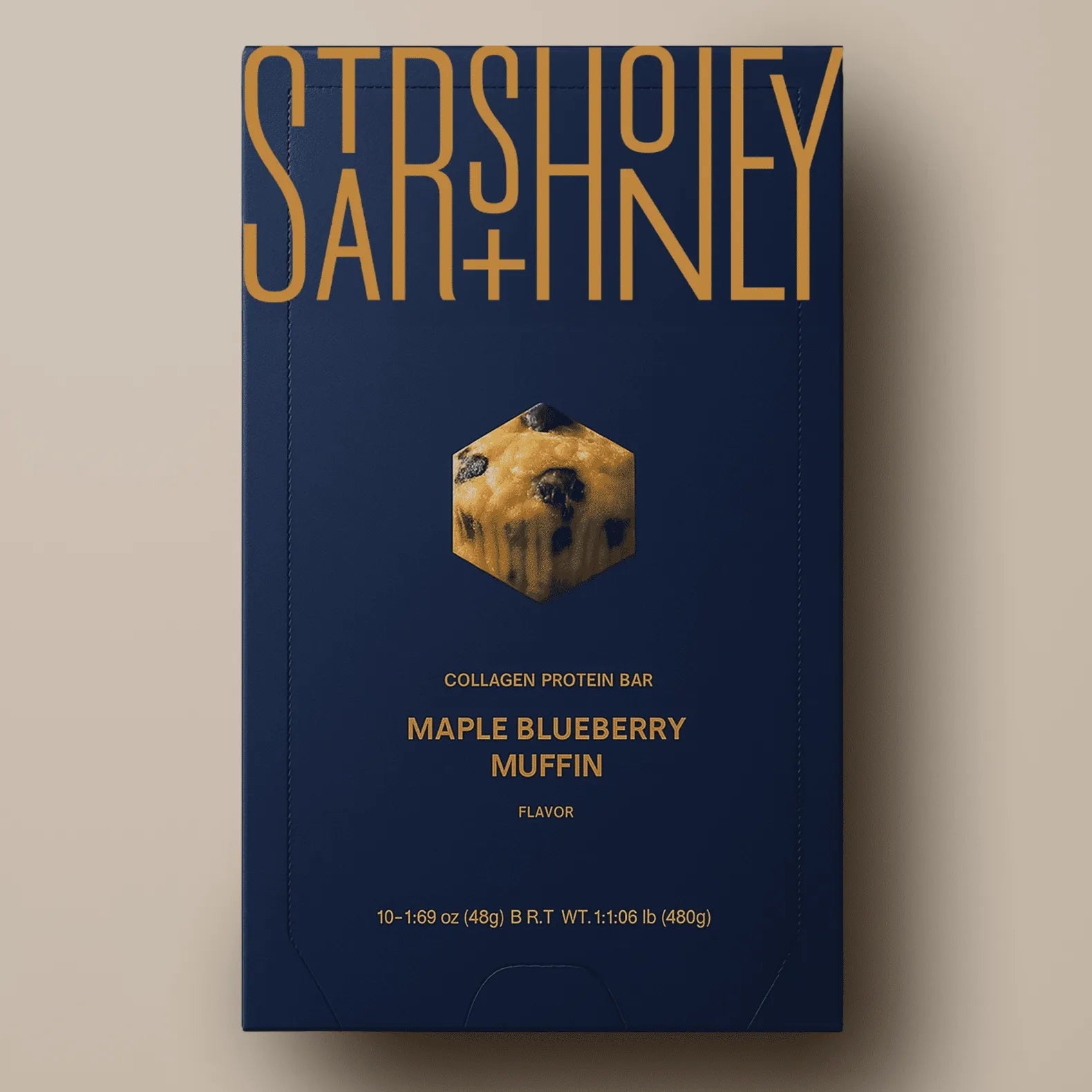 Stars + Honey Collagen Protein Bar-Box (10 bars)-Maple Blueberry Muffin-N101 Nutrition