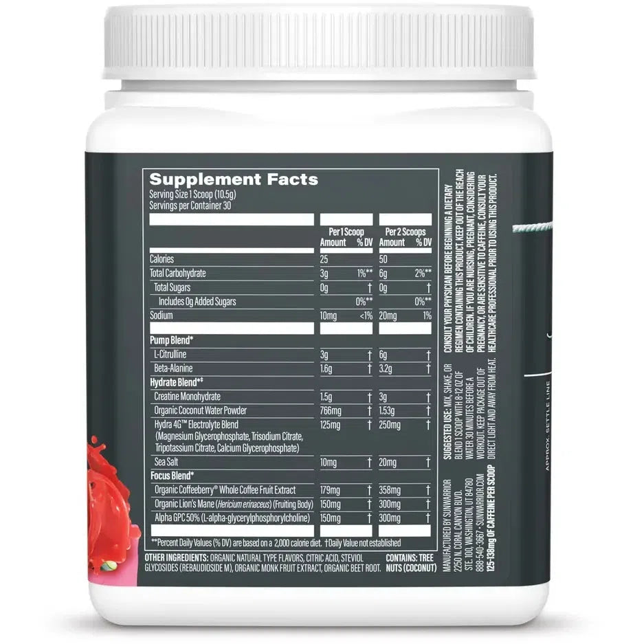 Sunwarrior Sport Active Pre-Workout-N101 Nutrition