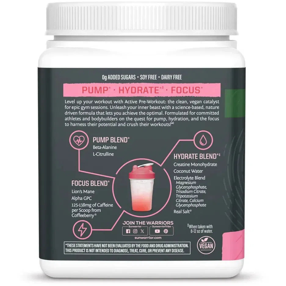 Sunwarrior Sport Active Pre-Workout-N101 Nutrition
