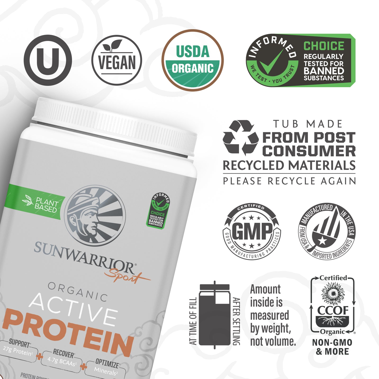 Sunwarrior Sport Active Protein-N101 Nutrition