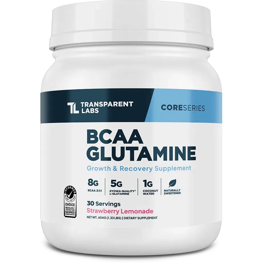 Transparent Labs BCAA Glutamine-30 servings-Strawberry Lemonade-N101 Nutrition