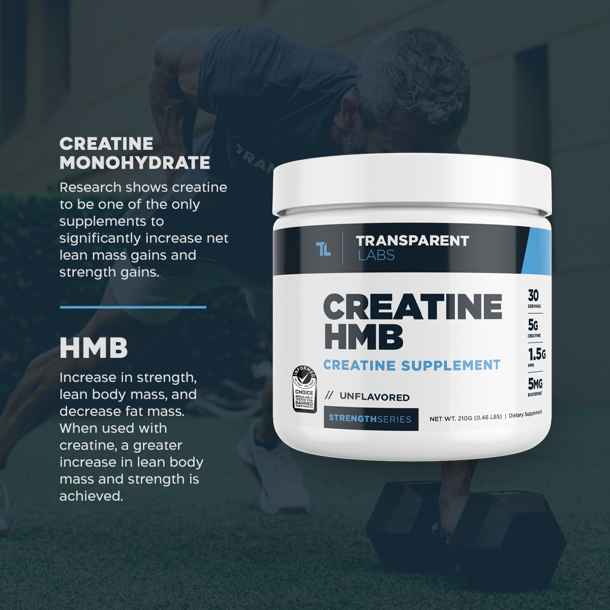 Transparent Labs Creatine HMB-N101 Nutrition