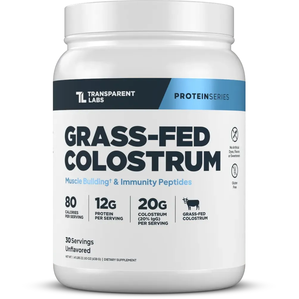Transparent Labs Grass-Fed Colostrum-30 servings-Unflavored-N101 Nutrition