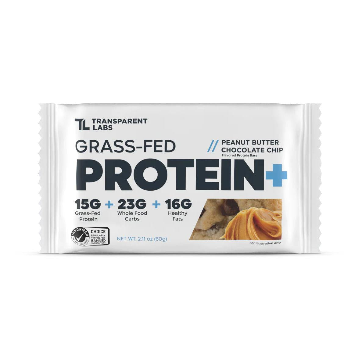 Transparent Labs Grass-Fed Protein+ Bar-N101 Nutrition