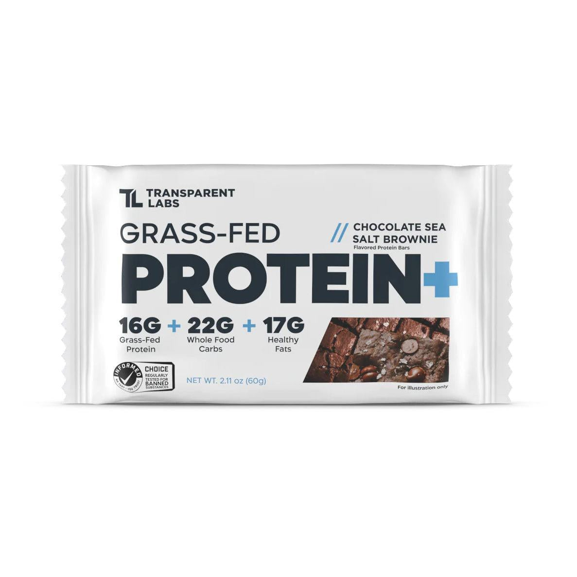 Transparent Labs Grass-Fed Protein+ Bar-N101 Nutrition