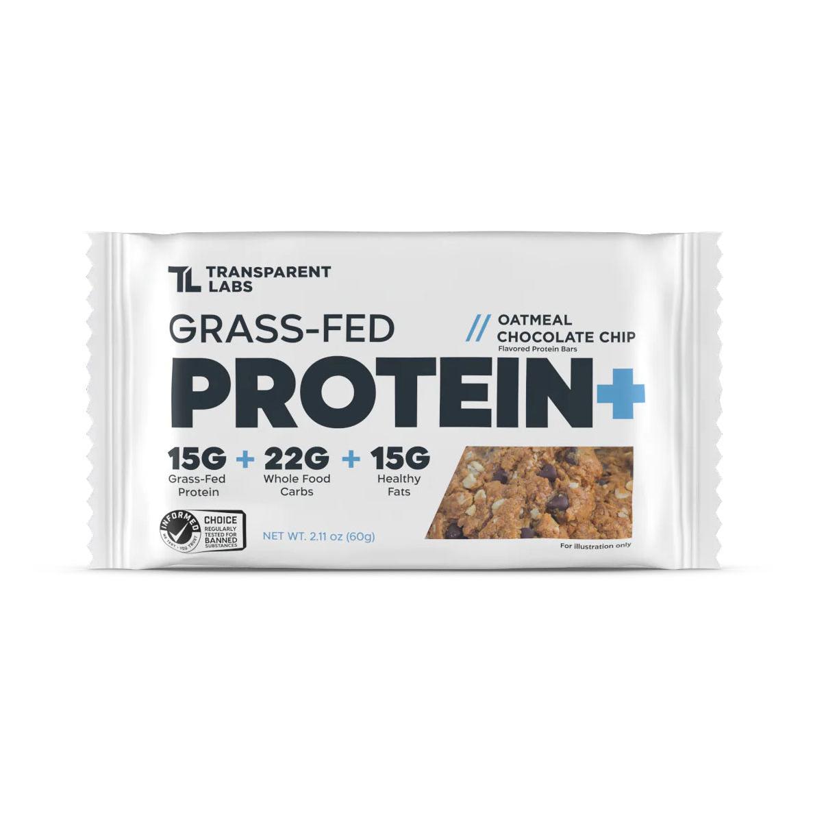 Transparent Labs Grass-Fed Protein+ Bar-N101 Nutrition