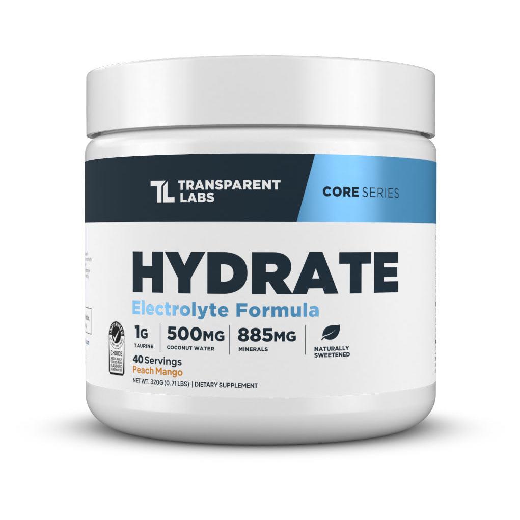 Transparent Labs Hydrate-40 servings-Peach Mango-N101 Nutrition