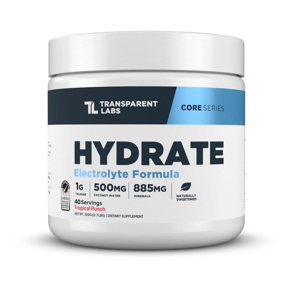 Transparent Labs Hydrate-40 servings-Tropical Punch-N101 Nutrition