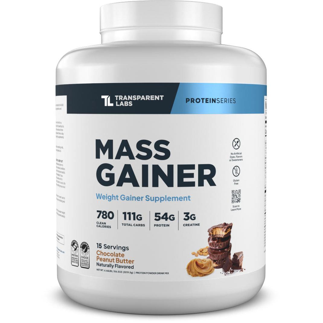 Transparent Labs Mass Gainer-15 servings-Chocolate Peanut Butter-N101 Nutrition