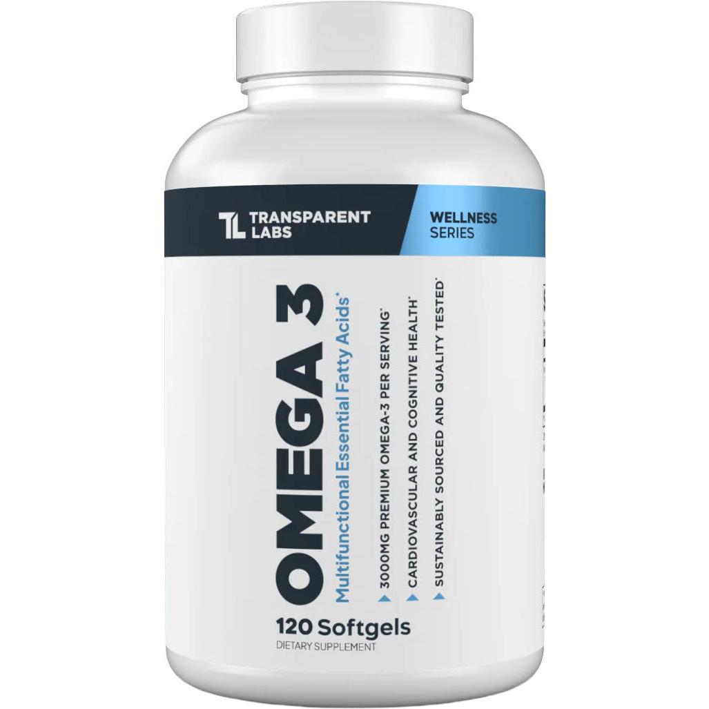 Transparent Labs Omega 3-120 softgels-N101 Nutrition