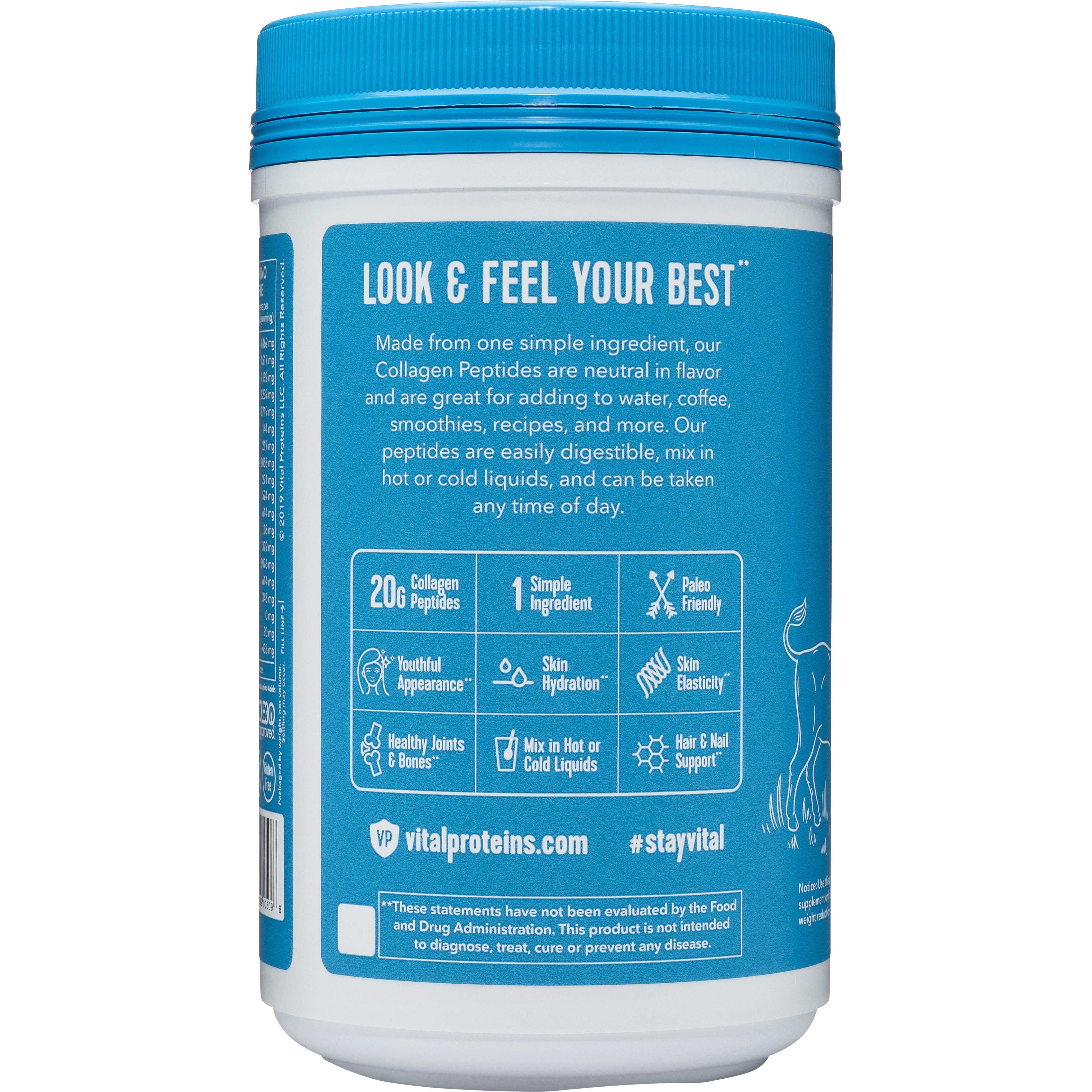 Vital Proteins Collagen Peptides - Unflavored-N101 Nutrition