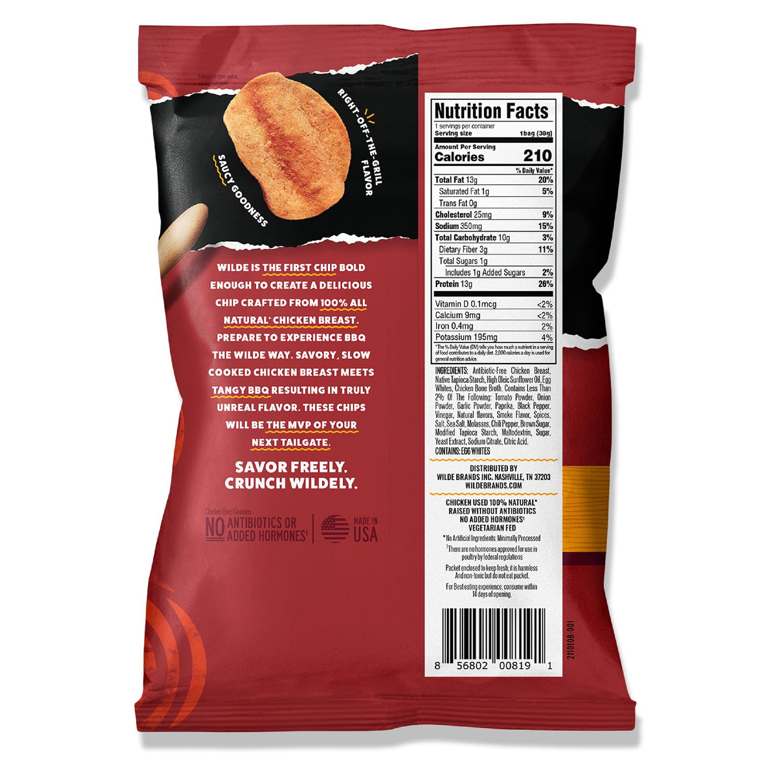 Wilde Protein Chips-N101 Nutrition