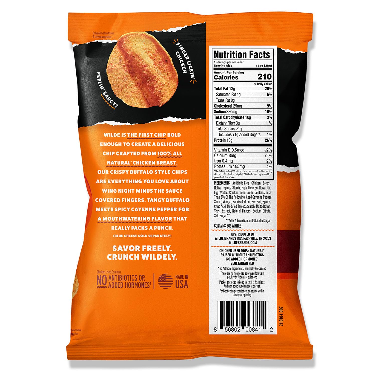 Wilde Protein Chips-N101 Nutrition