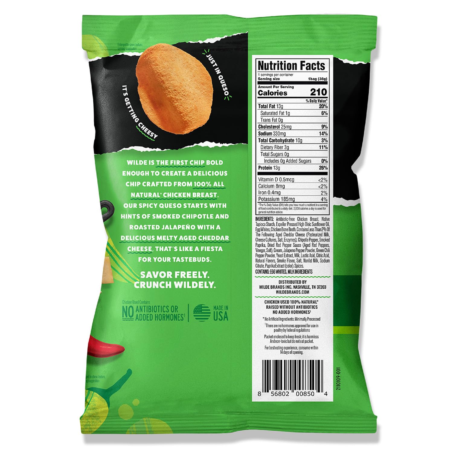 Wilde Protein Chips-N101 Nutrition