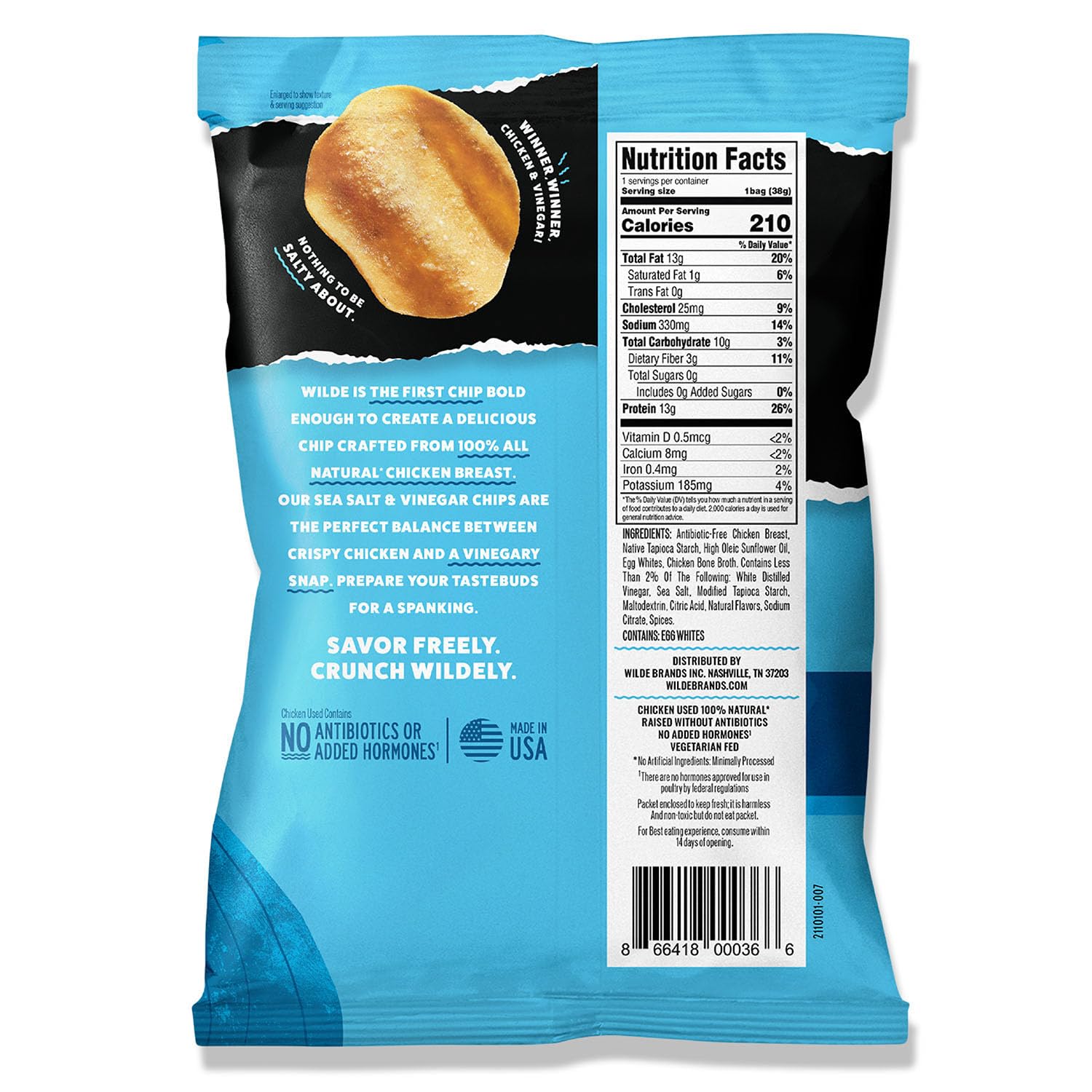Wilde Protein Chips-N101 Nutrition