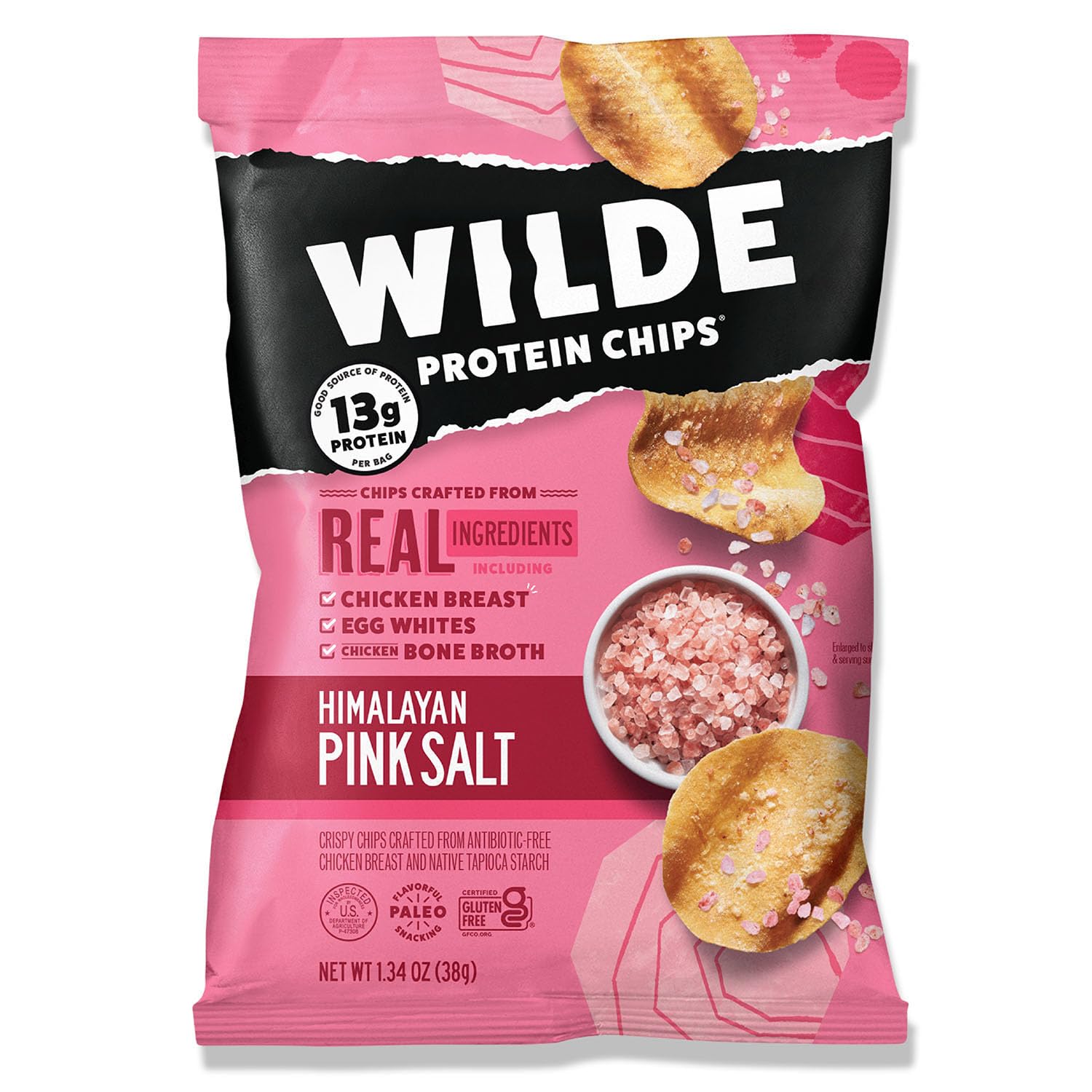 Wilde Protein Chips-Bag (38 g)-Himalayan Pink Salt-N101 Nutrition
