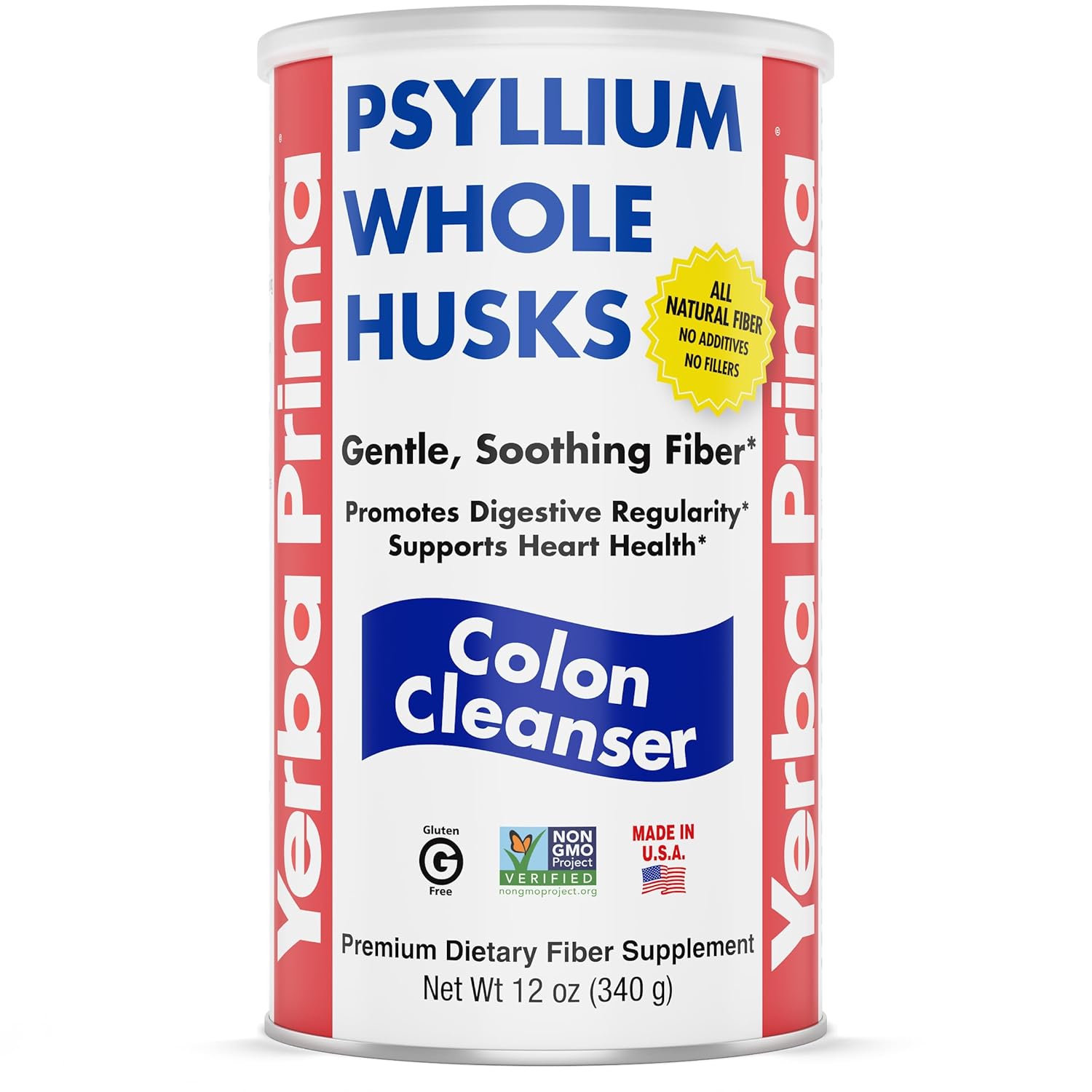 Yerba Prima Psyllium Whole Husks-N101 Nutrition