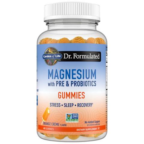 Garden of Life Dr. Formulated Magnesium Gummies with Pre & Probiotics-N101 Nutrition