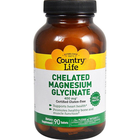 Country Life Chelated Magnesium Glycinate-N101 Nutrition
