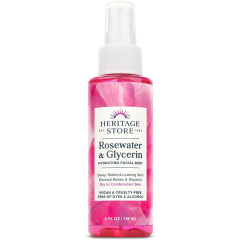 Heritage Store Rosewater & Glycerin Hydrating Facial Mist-N101 Nutrition