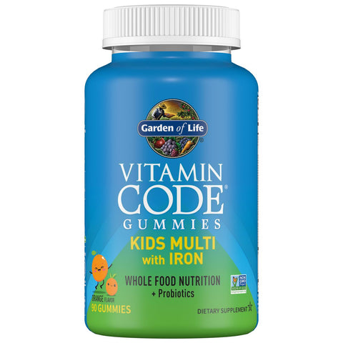 Garden of Life Vitamin Code Kids Multi with Iron Gummies-N101 Nutrition