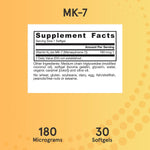 Jarrow Formulas MK-7 - 180 mcg-N101 Nutrition