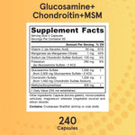 Jarrow Formulas Glucosamine + Chondroitin + MSM-N101 Nutrition