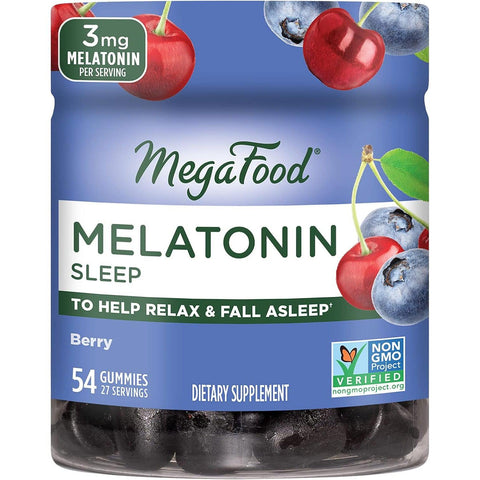 MegaFood Melatonin Sleep Gummies 3mg-N101 Nutrition