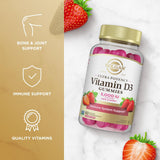 Solgar Ultra Potency Vitamin D3 Gummies 5000 IU (125 mcg)-N101 Nutrition