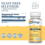Solaray Selenium 100 mcg (Yeast-Free)-N101 Nutrition