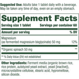 MegaFood Magnesium-N101 Nutrition
