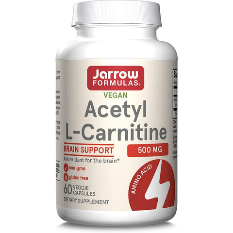 Jarrow Formulas Acetyl L-Carnitine 500 mg-N101 Nutrition