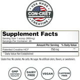 CON-CRET Patented Creatine HCl Powder