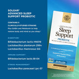 Solgar Advanced Sleep Support Probiotic 30 Billion-N101 Nutrition