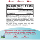 Jarrow Formulas Theanine 100 mg-N101 Nutrition
