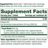 MegaFood Vitamin D3 2000 IU (50 mcg)-N101 Nutrition
