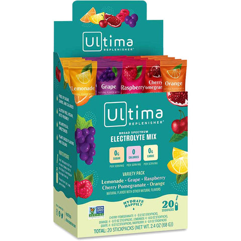 Ultima Replenisher Electrolyte Drink Mix Variety Stickpacks