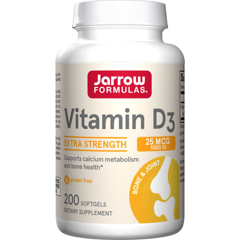 Jarrow Formulas Vitamin D3 - 1000 IU (25 mcg)