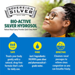 Sovereign Silver Bio-Active Silver Hydrosol Natural Nasal Spray-N101 Nutrition
