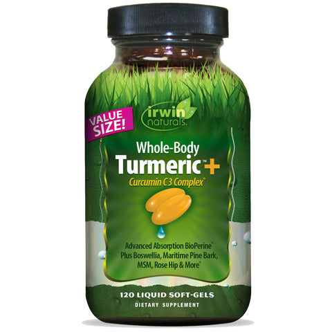Irwin Naturals Whole-Body Turmeric + Curcumin C3 Complex VALUE SIZE