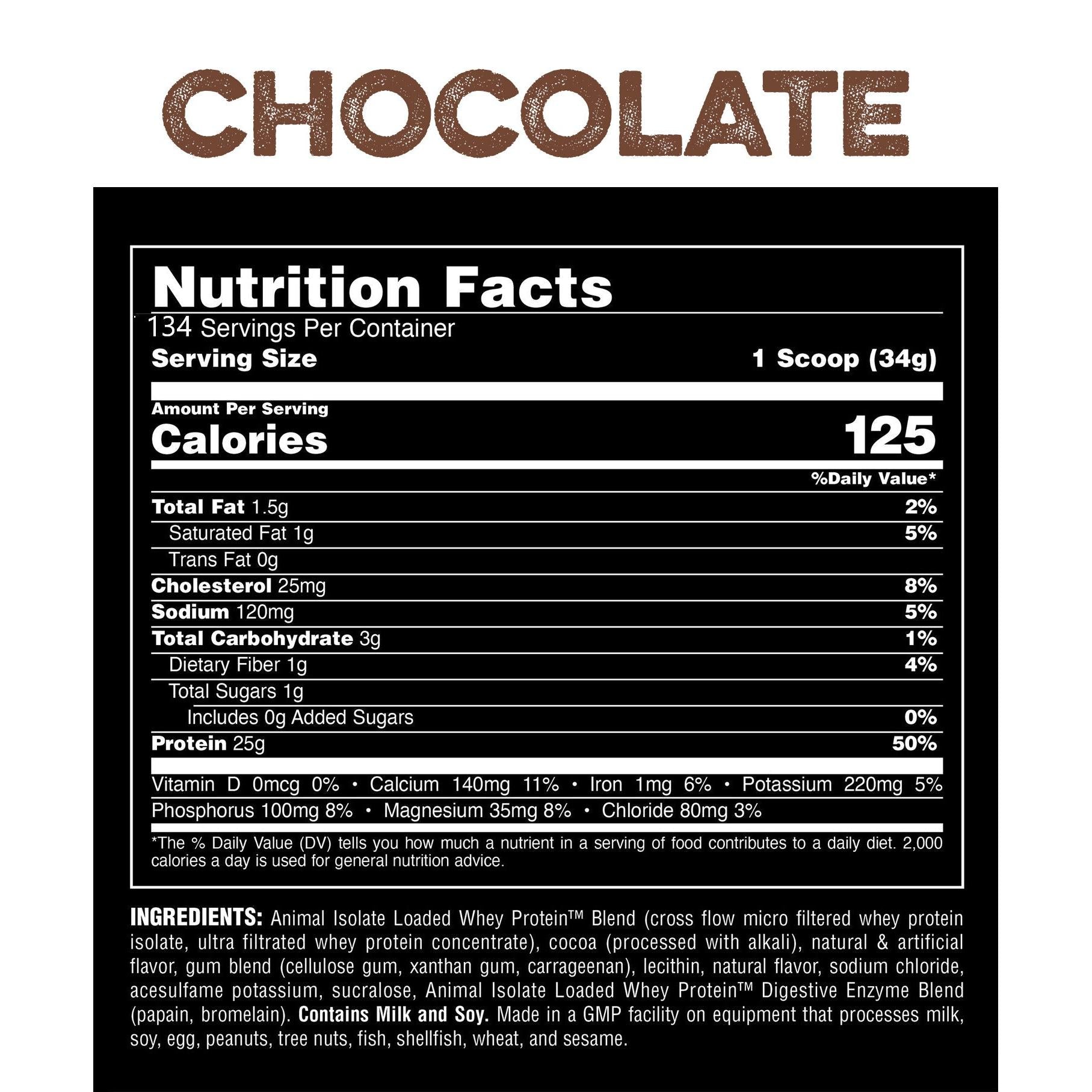 Animal Isolate Loaded Whey Protein-N101 Nutrition