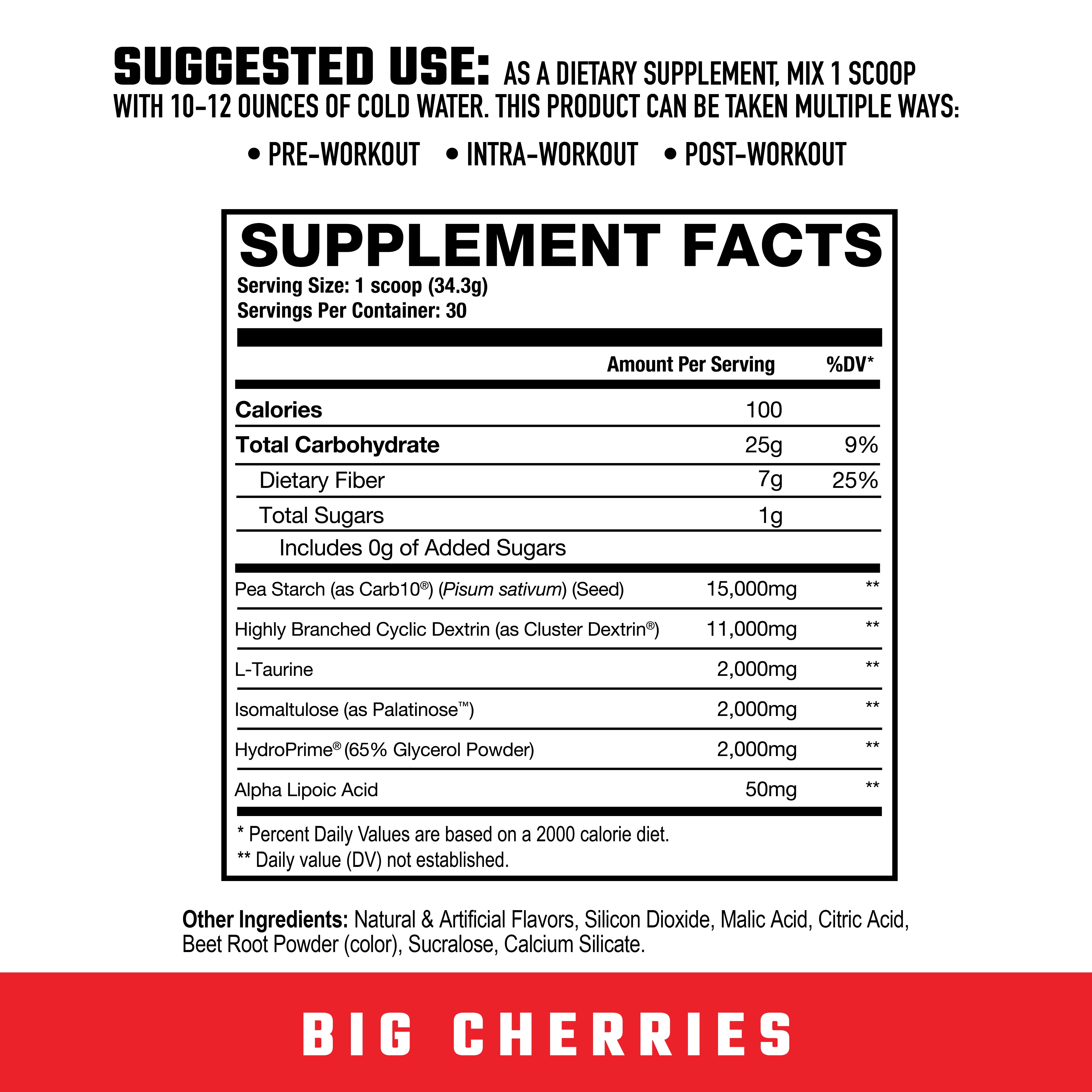 Axe & Sledge Demo Day Carbohydrate Powder-N101 Nutrition