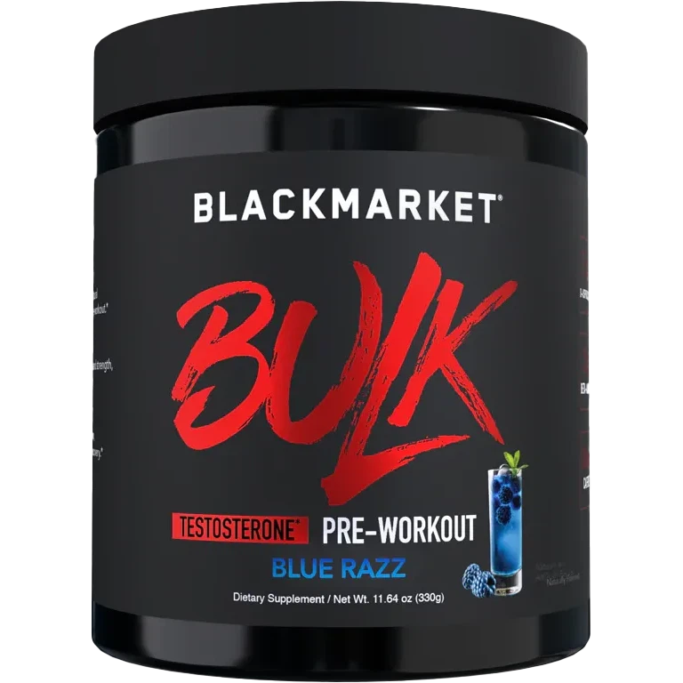 BlackMarket BULK-30 servings-Blue Razz-N101 Nutrition