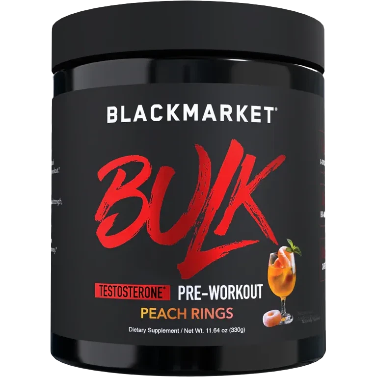 BlackMarket BULK-30 servings-Peach Rings-N101 Nutrition