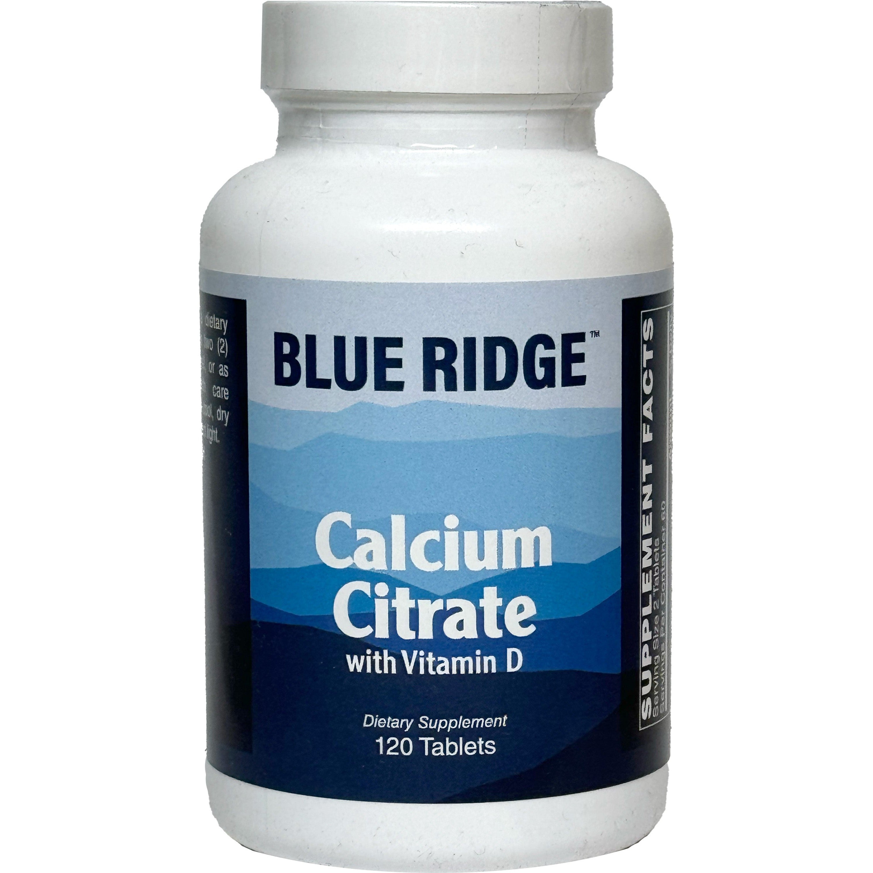Blue Ridge Calcium Citrate with Vitamin D-N101 Nutrition