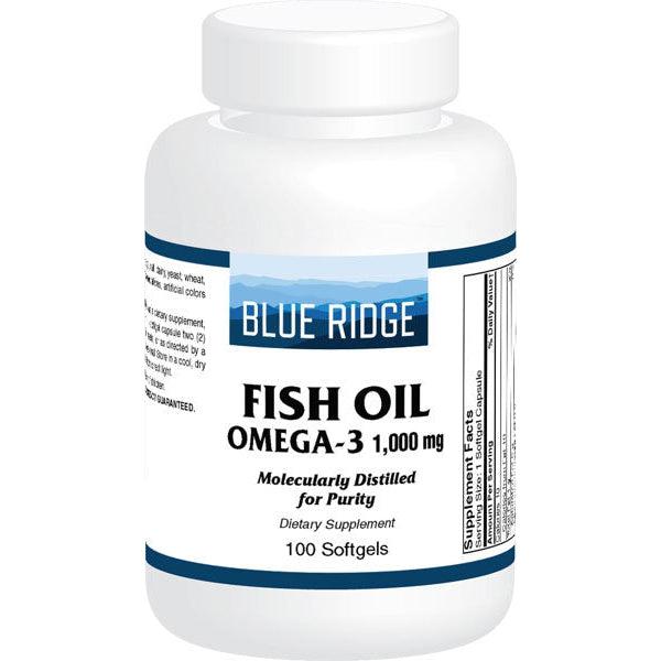 Blue Ridge Fish Oil Omega-3 1,000 mg-N101 Nutrition