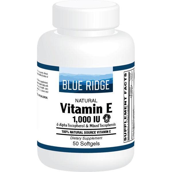 Blue Ridge Natural Vitamin E 1000 IU-N101 Nutrition