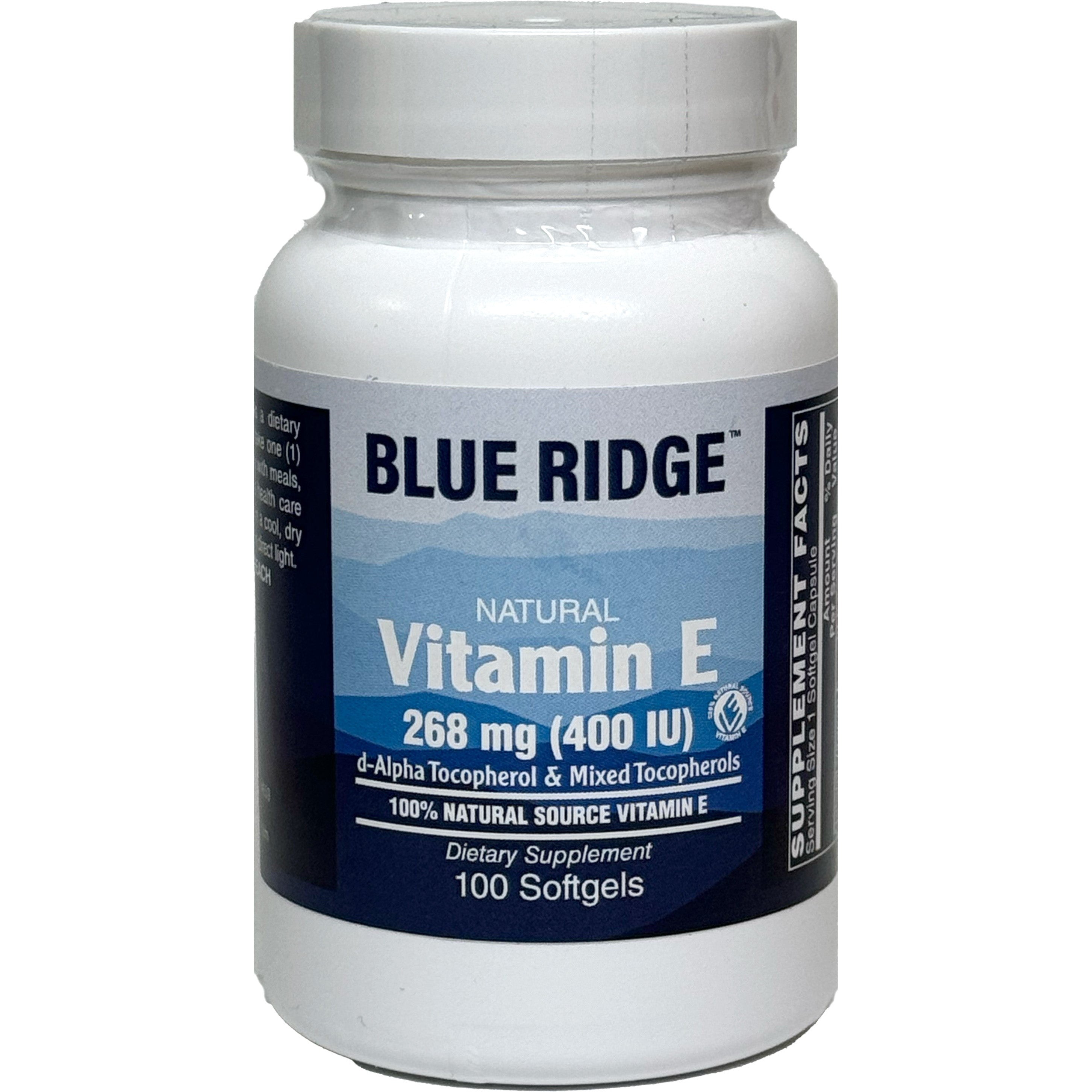 Blue Ridge Natural Vitamin E 268 mg (400 IU)-N101 Nutrition