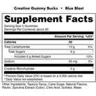 Bucked Up Creatine Gummy Bucks (New & Improved)-N101 Nutrition